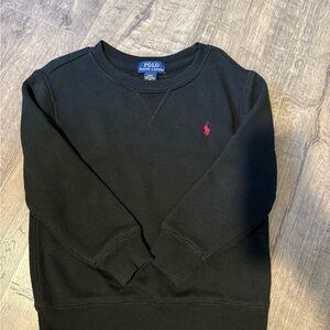 Polo by Ralph Lauren Kids Black Sweater with Red Logo